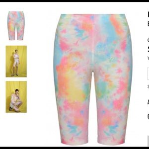 N-Duo Tie Dye Biker Shorts